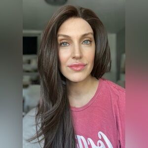 Layered Lace Front Hand-Tied Mono Top Wig Wolf/Butterfly Cut Dark Brunette (35)